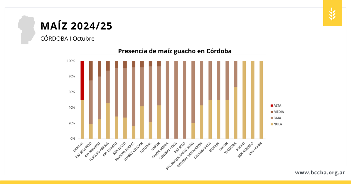 avance de siembra en maní 