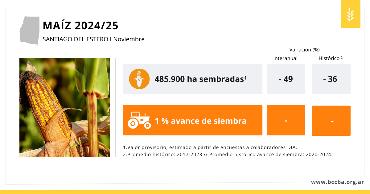 avance de siembra sorgo